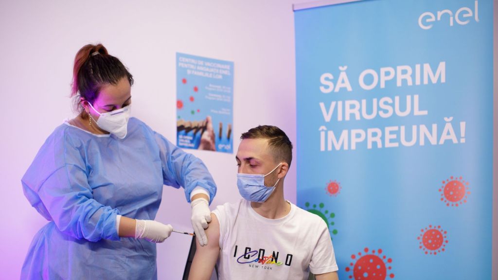 The ENEL companies provide anti-covid vaccination centers in BUCHAREST and CONSTANTA for employees and their families
