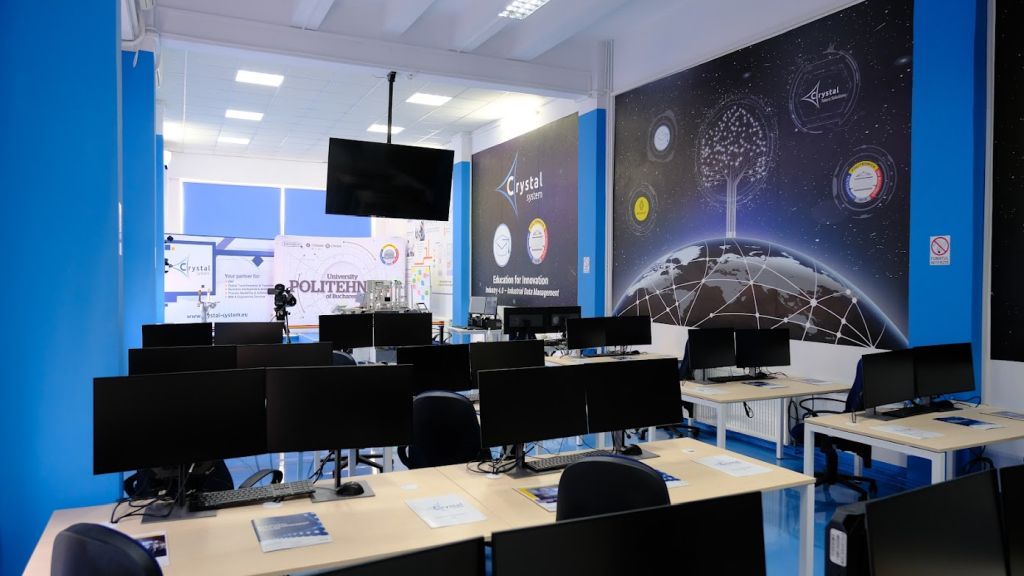 POLITEHNICA University of Bucharest (UPB) in partnership with Crystal System Group Ltd. inaugurated on Thursday, November 18 a.c., the Crystal System Industry 4.0 Laboratory at UPB