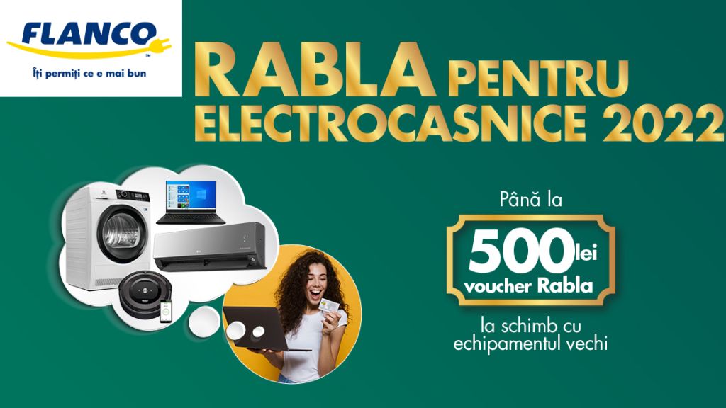 Flanco participa la noua editie a programului national “Rabla pentru Electrocasnice”