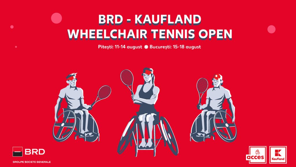 Kaufland Romania sustine turneele Wheelchair Tennis Open, organizate la Pitesti si Bucuresti, ca parte a actiunilor din programul A.C.C.E.S.