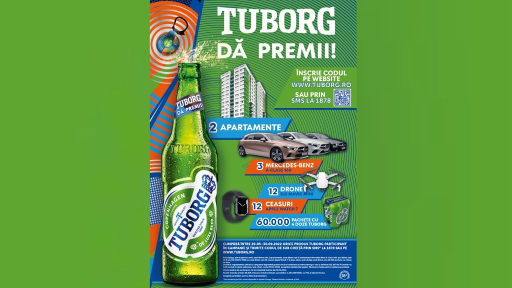 Tuborg is giving unprecedented prizes in the biggest promotion of summer 2022