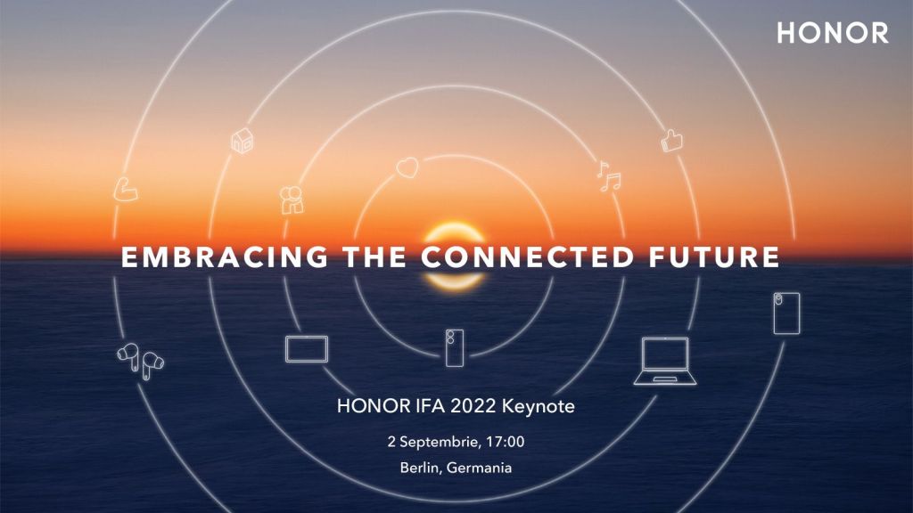 HONOR va sustine in premiera o prezentare speciala la IFA 2022, la Berlin