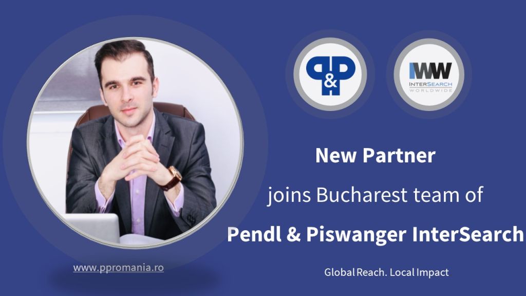 Pendl & Piswanger InterSearch Romania is proud to announce that Andrei Razvan NACEA joined their team in Bucharest as Partner