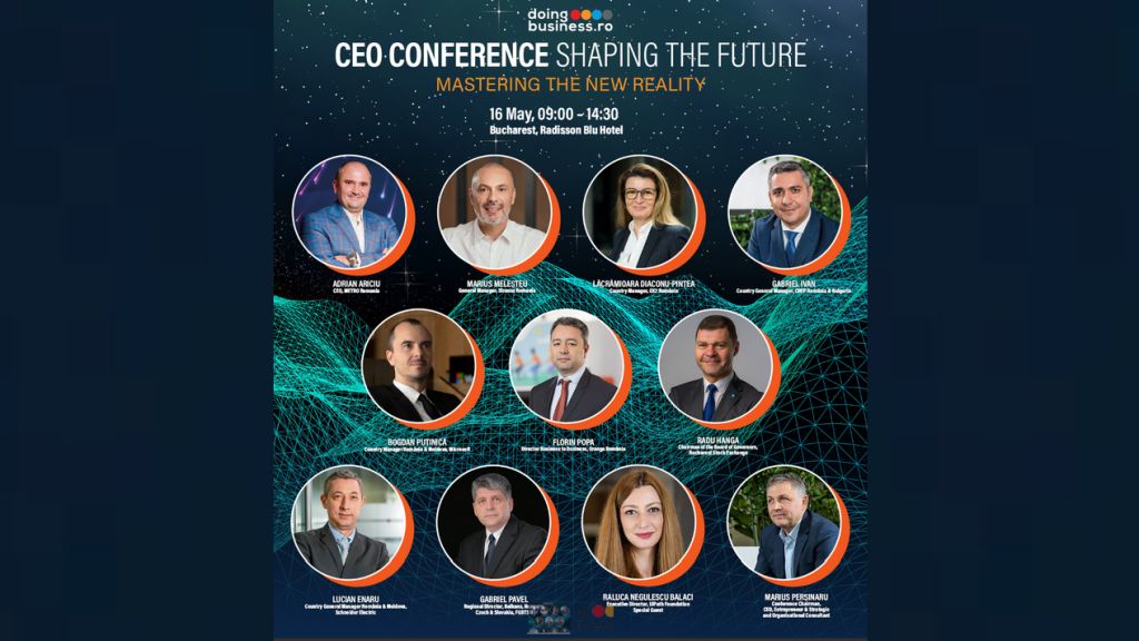 ”CEO Conference – Shaping the Future”, cel mai prestigios eveniment dedicat liderilor de afaceri, ajunge la editia 20 in 2023