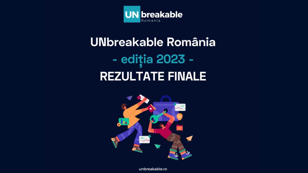 Peste 900 de tineri au participat la UNbreakable 2023, cel mai complex program de educatie in securitate cibernetica din Romania, pentru a-si dezvolta cunostintele in domeniu