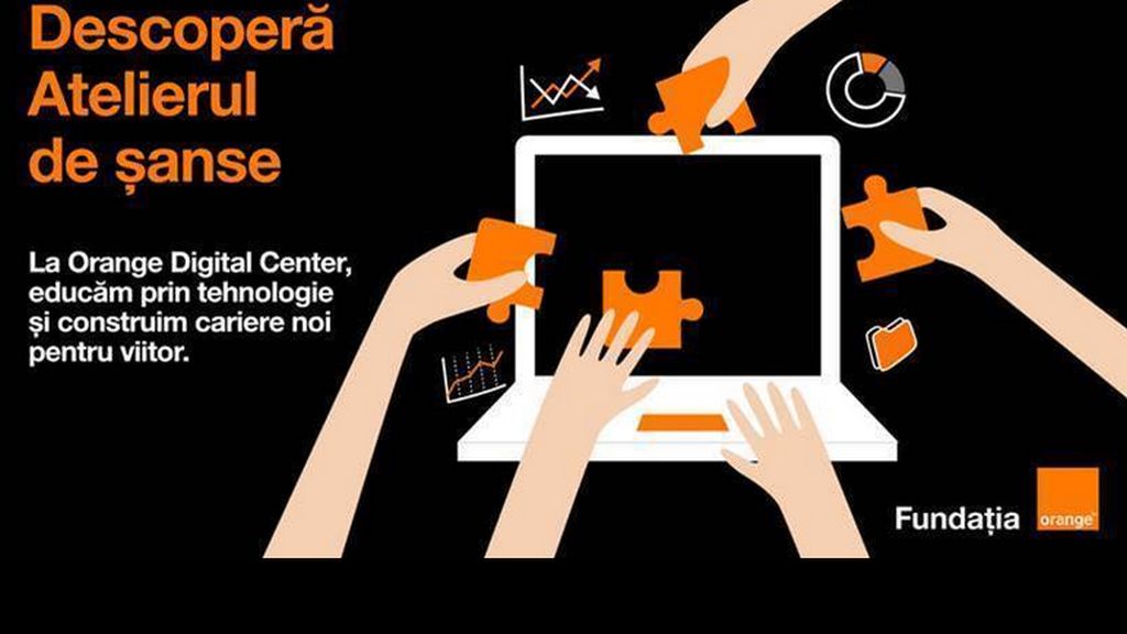 Fundatia Orange inaugureaza Orange Digital Center Romania, un hub amplu de educatie digitala, care ofera programe gratuite de formare #PentruMaine