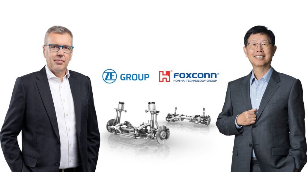 Germany's ZF Group and Hon Hai Technology Group (Foxconn) - Partners in chassis systems for cars