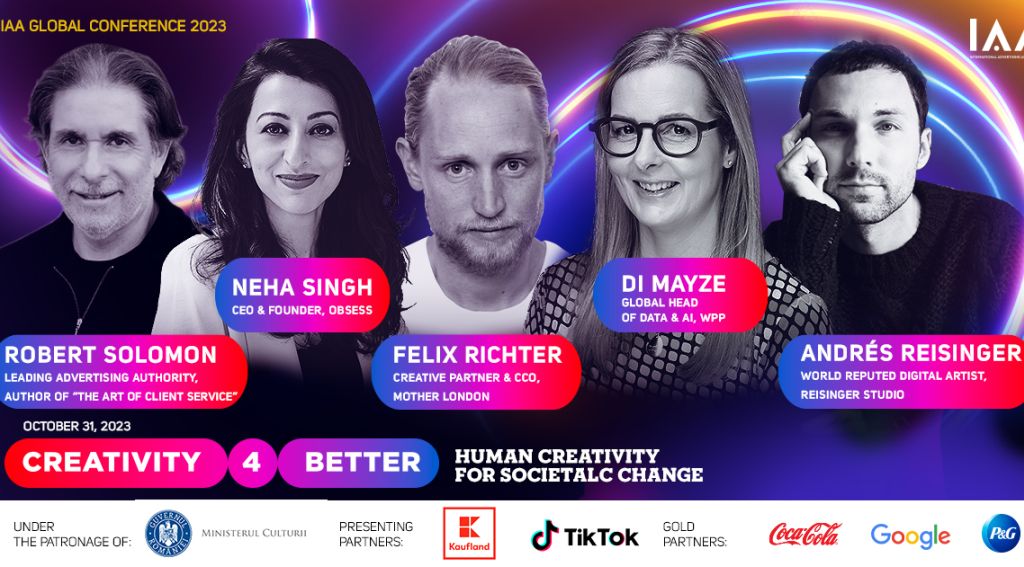 Conferinta Globala IAA „Creativity4Better” se afla la doar cateva zile distanta de publicul din Romania