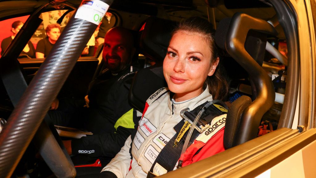 Catherine Radulescu is the first female driver to climb the podium of the European Rally Trophy