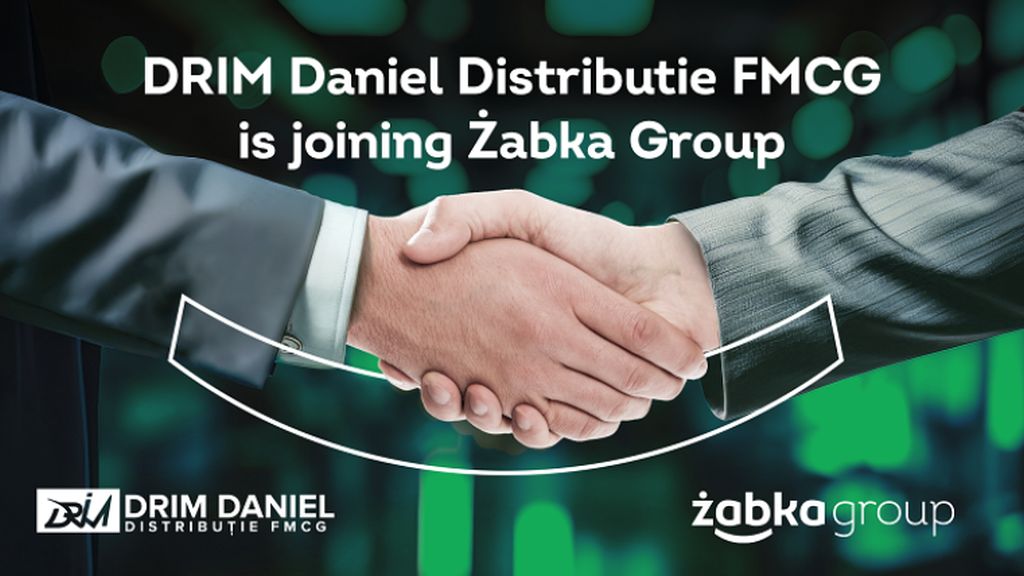 The leading food distributor in the Romanian market, DRIM Daniel Distributie FMCG, is joining Zabka Group