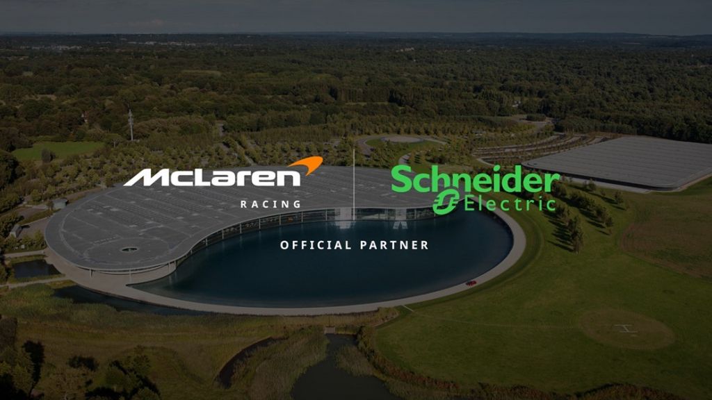 Schneider Electric devine Partenerul Oficial de Tehnologie Energetica al McLaren Racing