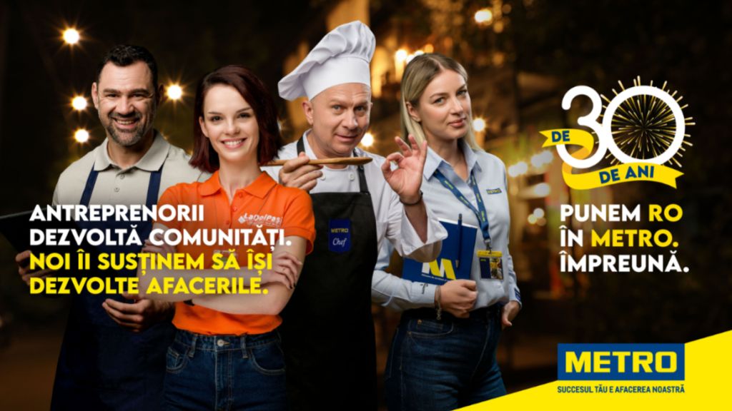 30 DE ANI DE METRO IN ROMANIA: „DE 30 DE ANI PUNEM RO IN METRO. IMPREUNA.”