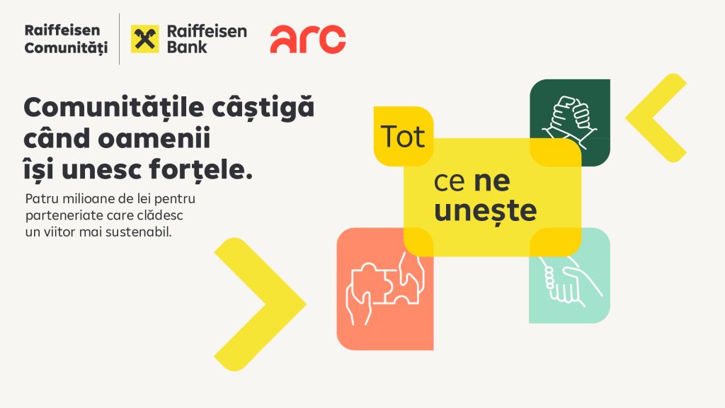 Raiffeisen Comunitati anunta castigatorii editiei a 15-a: finantari de 4 milioane de lei pentru proiectele selectate