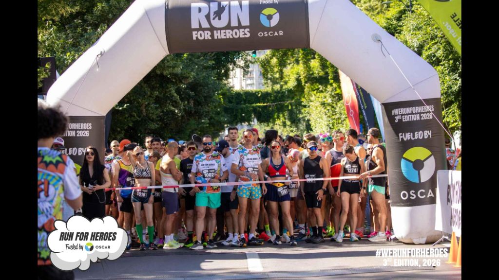 Peste 3.000 de alergatori au concurat la cea de-a treia editie a cross-ului caritabil Run for Heroes – fueled by OSCAR