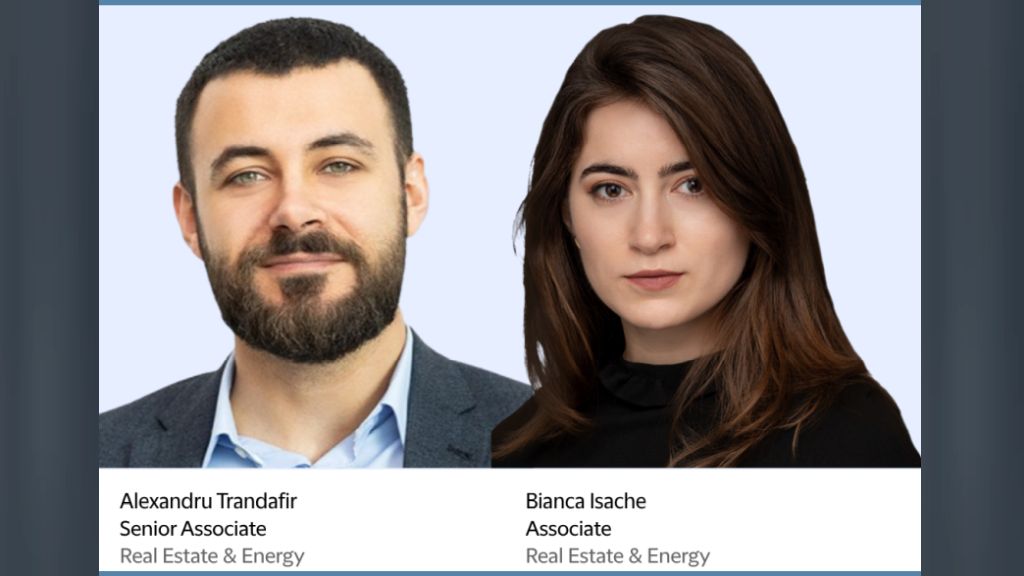 Clifford Chance Badea adds two experienced lawyers to its Renewable Energy, Real Estate and Construction practice