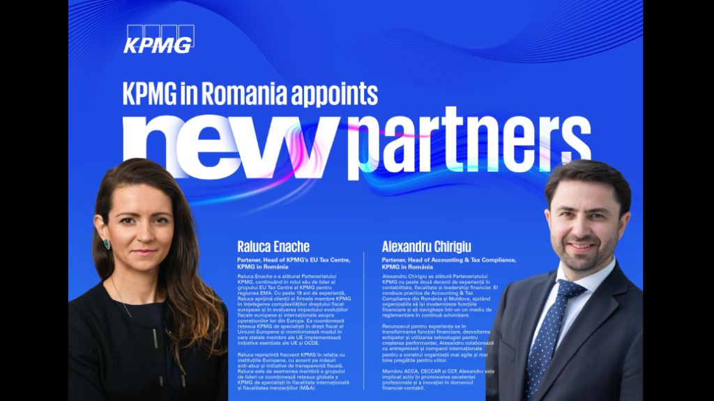 KPMG in Romania si Moldova: Talent local, impact regional si noi lideri in echipa