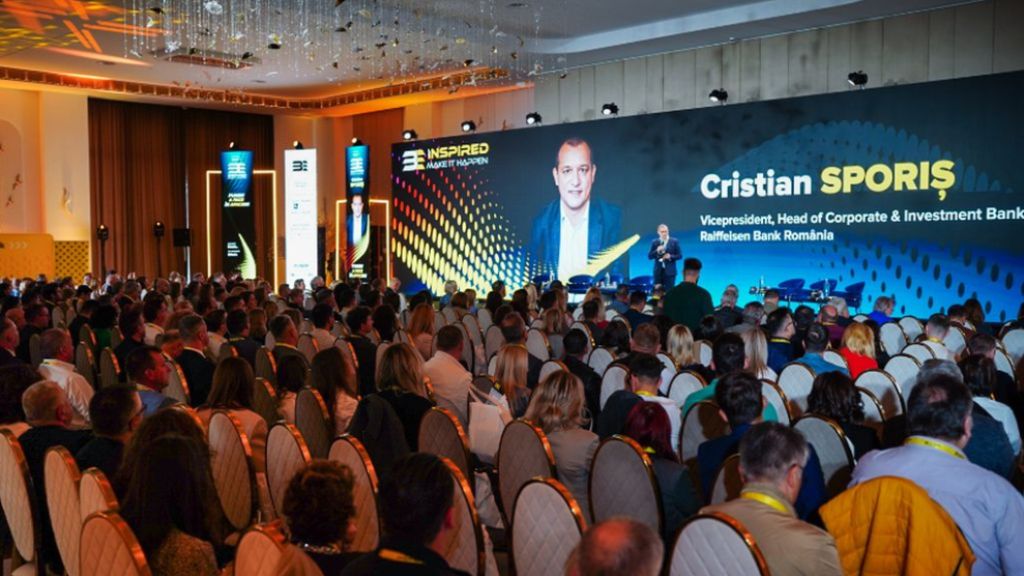 Raiffeisen Bank study presented at the Be Inspired. Make it Happen! Oradea conference: 1 in 2 Romanian entrepreneurs projects revenue growth in 2027